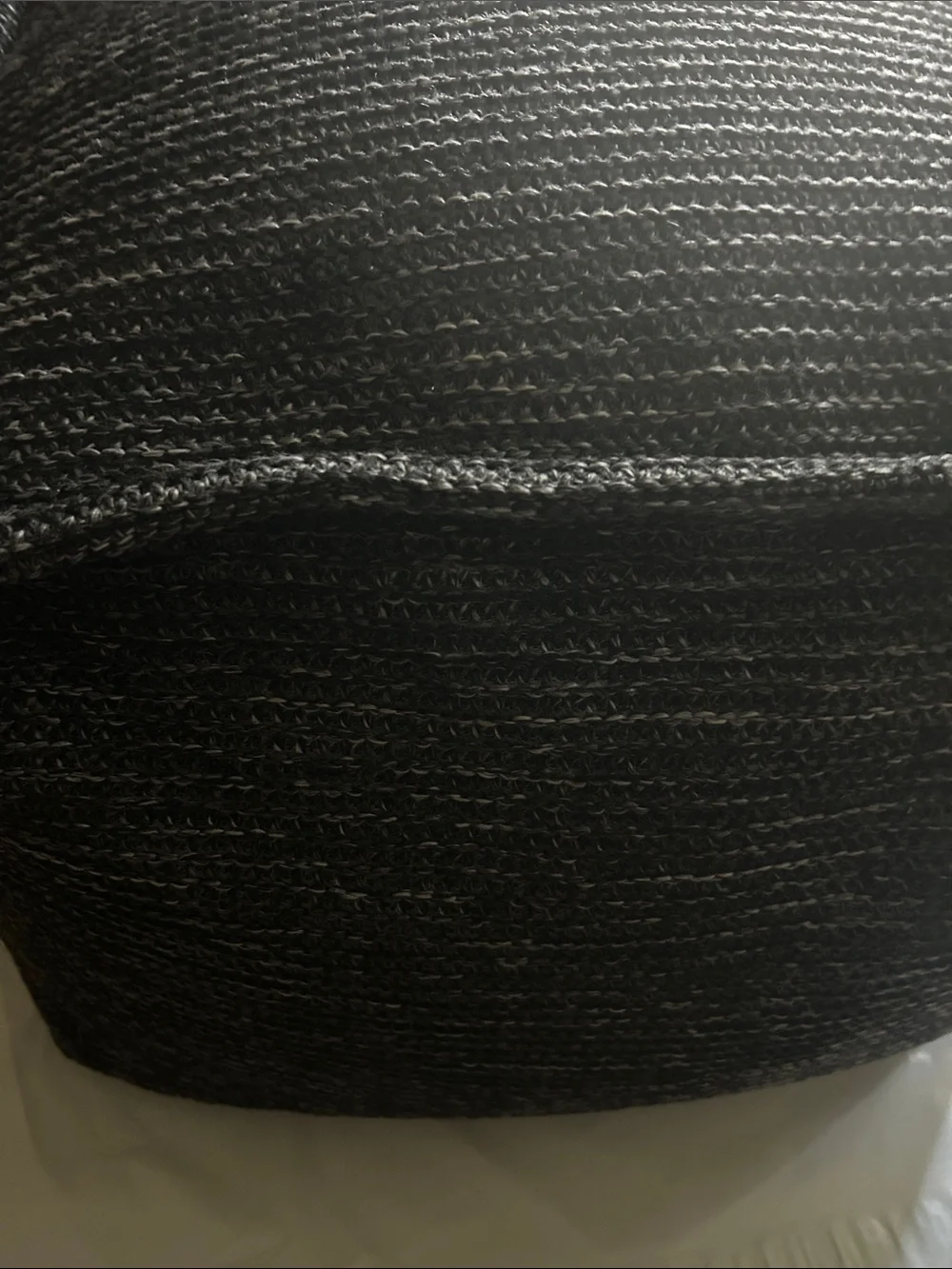 Threshold Outdoor Patio Pouf Black
